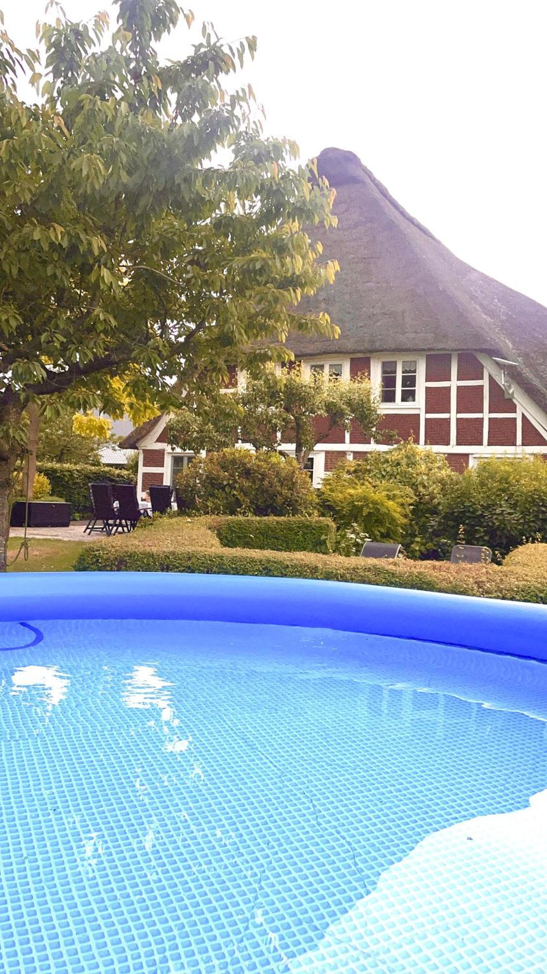Altes Landhaus Oste, Klavier Appartement, 2 Zimmer Mit Kamin Hemmoor エクステリア 写真