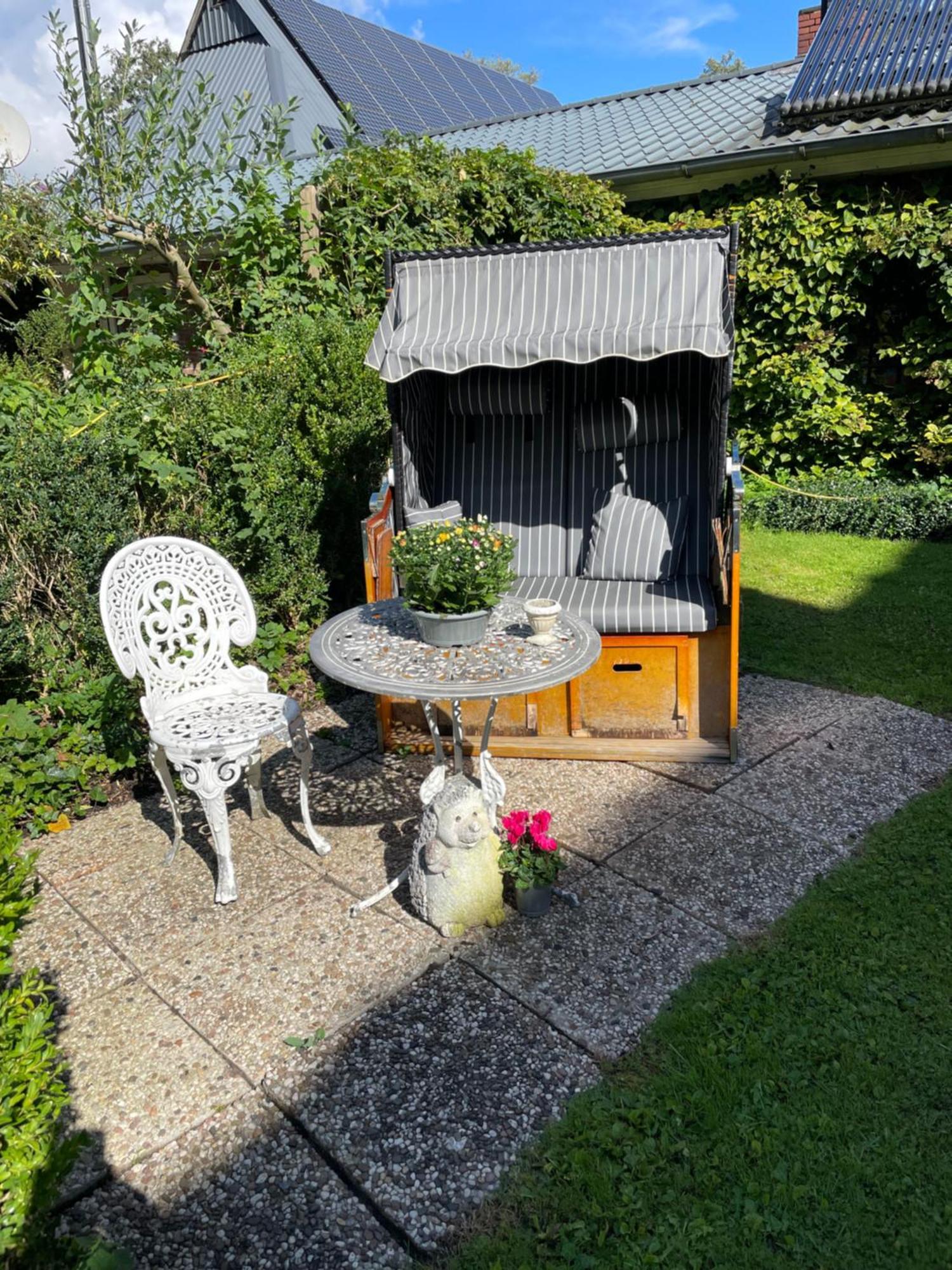 Altes Landhaus Oste, Klavier Appartement, 2 Zimmer Mit Kamin Hemmoor エクステリア 写真