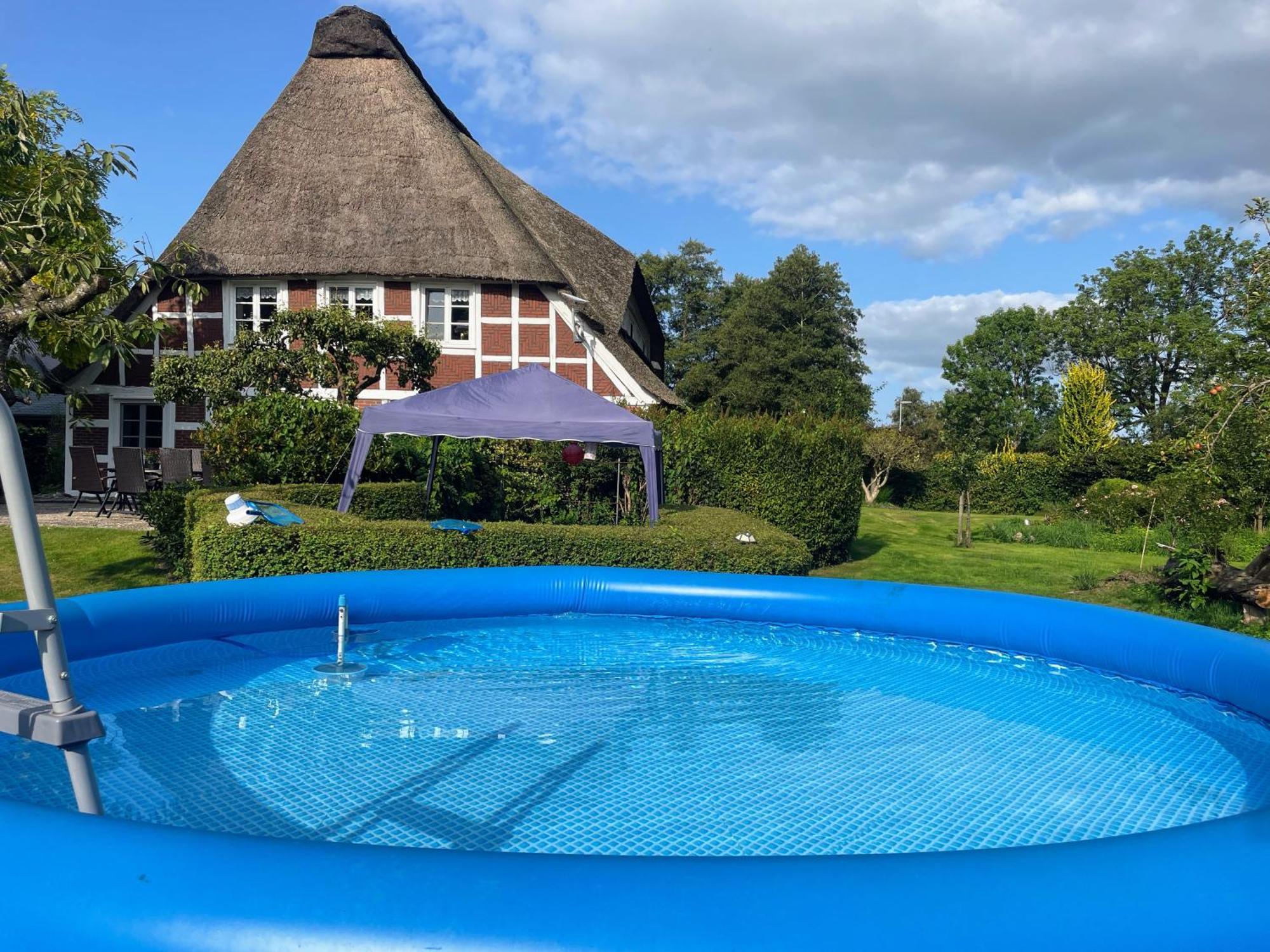 Altes Landhaus Oste, Klavier Appartement, 2 Zimmer Mit Kamin Hemmoor エクステリア 写真